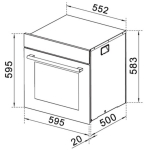 Robam 老板 R306 60厘米 56公升 嵌入式 對流焗爐